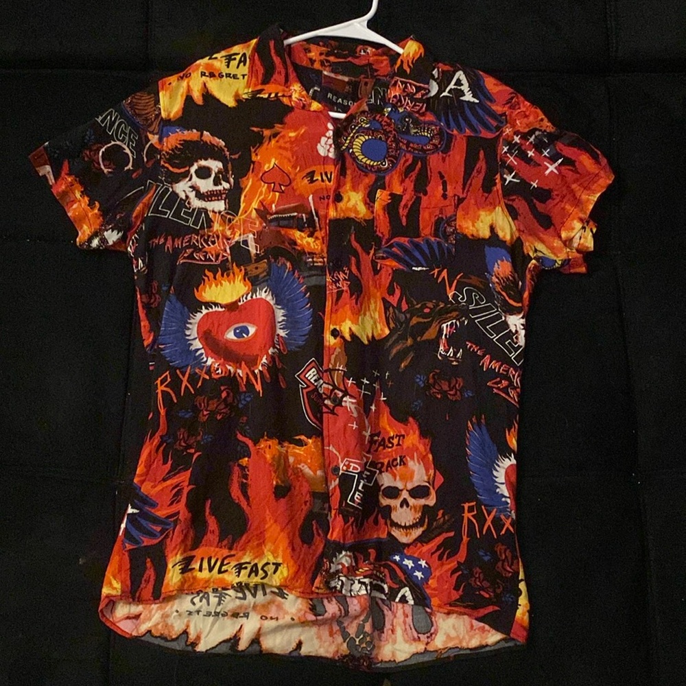 Reason Streetwear Brand Colorful T-Shirt
